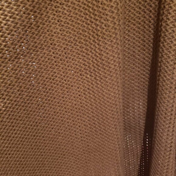 NWT Steve Madden Knit Cape. One Size. Cocoa Brown - Picture 7 of 11